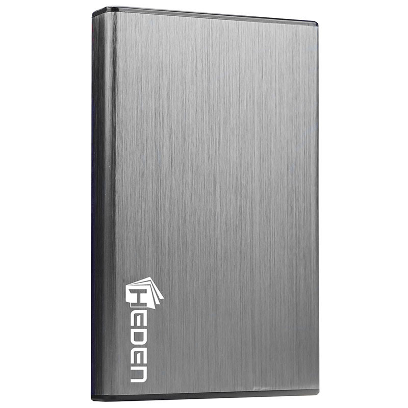 Heden boitier externe USB 3.0 en aluminium brossé pour disque dur 2.5''''  SATA III (coloris argent) - Boitier externe USB 3.0 en aluminium brossé pour  HDD ou SSD 2.5'''' SATA III