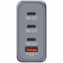VERBATIM Chargeur secteur  GNC 2x ports USB-A + 2x ports USB-C 100W (Noir)
