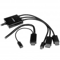 STARTECH Adaptateur HDMI, DisplayPort ou Mini DisplayPort vers HDMI - 2m