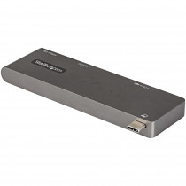 STARTECH Adaptateur multiport USB-C vers HDMI 4K 30 Hz, Hub USB 2 ports, SD/microSD et Power Delivery 100W