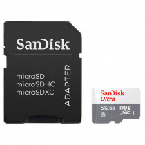 sandisk SanDisk Ultra microSDXC 512 Go + adaptateur SD