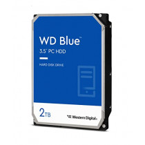 WESTERN DIGITAL WD Blue 2To SATA 6Gb/s HDD Desktop WD Blue 2To SATA 6Gb/s HDD internal 3.5p serial ATA 256Mo cache 5400tPM RoHS compliant Bulk
