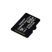 KINGSTON 512GB micSDXC 100R A1 C10 Card Single pk