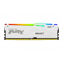 KINGSTON 32Go 6400MT/s DDR5 CL32 DIMM FURY Beast White RGB EXPO