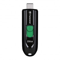 TRANSCEND 256GB, USB3.2, Pen Drive, Type-C, Capless, Black