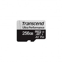 TRANSCEND 256GB microSD w/ adapter UHS-I U3 A2 Ultra Performance