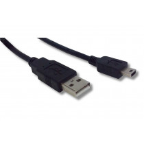 LINEAIRE CABLE MINI USB (MALE) vers USB (MALE) 1,8M