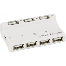 DEXLAN Hub USB v2.0 - 7 ports + auto alimenté