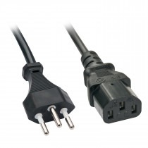 Lindy 0.7m IEC-Power Cable Swiss to C13