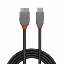 Lindy 3m USB 3.2 Type C to Micro-B Cable Anthra Line