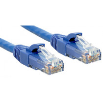 Lindy UTP Cat.6 Cable Blue 10m LSOH incl. Testprotocol