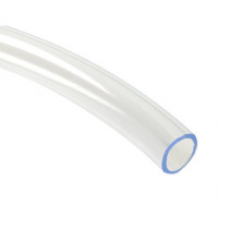 ohne Hersteller PVC-Schlauch 13/10mm - klar / UV blue - 1m