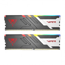 PATRIOT Kit Barrettes mémoire 32Go (2x16Go) DIMM DDR5  Viper Venom RGB PC5-56000 (7000 MHz) (Noir)