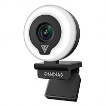 Gamdias Webcam  Iris M1 Full HD (Noir)