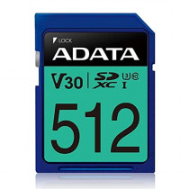 ADATA Carte mémoire SDXC Premier Pro 512 Go UHS-I U3 Classe 10 V30