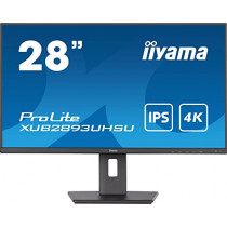 IIYAMA Ecran  28 Noir dalle IPS 16:9  3840x2160 300cd/m2 3ms DisplayPort HDMI HP
