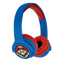 1Control Casque Bluetooth pour Enfants Super Mario (Bleu)