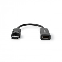 Nedis Câble Adaptateur DisplayPort vers HDMI™ 0,2 m Noir