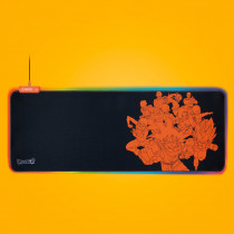 Subsonic Tapis de souris  Dragon Ball Super - Taille XL RGB (Noir)/Orange)