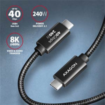AXAGON Câble USB 4.0, 40 Gb/s, 240 W, 8 K 60 Hz, 1,0 m