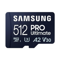 SAMSUNG Micro SD PRO Ultimate 512GB+SD Adapter