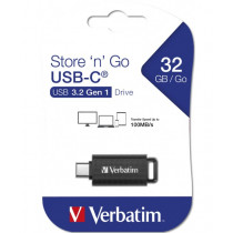 VERBATIM USB Drive 3.2 Gen 1 32GB Retractable USB-C