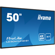 IIYAMA Moniteur professionnel pour l’affichage dynamique 50’’ avec une résolution 4K UHD