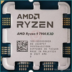 AMD Processeur Ryzen 9 7900X3D Socket AM5 4,4 GHz OEM