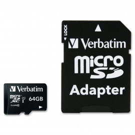 VERBATIM microSDXC 64 GB Class 10 UHS-1