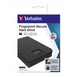 VERBATIM Verbatim Fingerprint Secure HDD 2 To USB 3.1 Gen 1 (2,5")