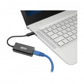 EATON TRIPPLITE USB-C to Gigabit Network Adapter with Thunderbolt 3 Compatibility Black