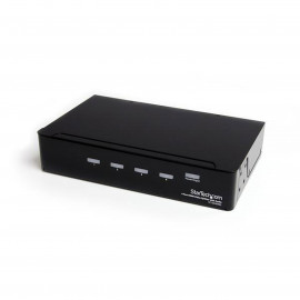 STARTECH Répartiteur vidéo et amplificateur de signal HDMI haute vitesse à 4 ports avec audio
