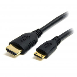STARTECH Câble HDMI haute vitesse avec Ethernet HDMI/Mini HDMI - 0.5 m