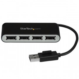 STARTECH Hub USB 2.0 portable à 4 ports avec câble intégré
