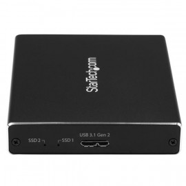 STARTECH Boîtier USB 3.1 (10 Gb/s) dual slot pour SSD M.2 SATA avec RAID