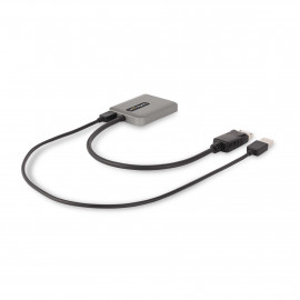 STARTECH StarTech.com 2-Port DisplayPort MST Hub, Dual 4K 60Hz, DP to 2x DisplayPort Monitor Adapter, DP 1.4 Multi-Monitor Video Adapter w/ 1ft Built-in Cable, USB Powered, Windows Only