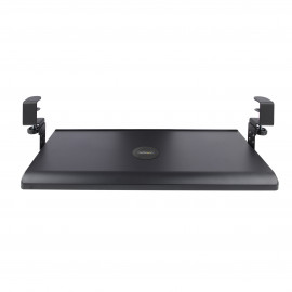 STARTECH StarTech.com Under-Desk Keyboard Tray, Clamp-on Keyboard Holder, Supports up to 12kg (26.5lb), Sliding Keyboard and Mouse Drawer with C-Clamps, Height Adjustable Keyboard Tray