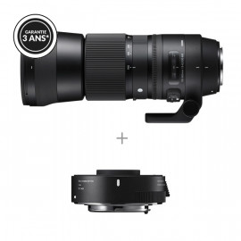 Sigma Kit 150-600mm F/5-6.3 DG OS HSM Contemporary + TC-1401 pour Nikon