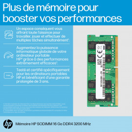 HP HP 16Go 1x16Go DDR4 3200 SODIMM Memory