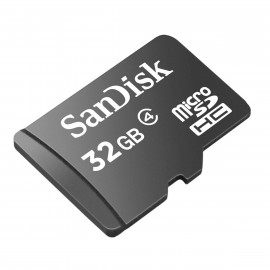 sandisk Carte mémoire microSDHC 32 Go + Adaptateur SD