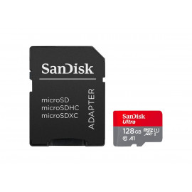 sandisk 128GB Ultra microSDXC+SD Adapter