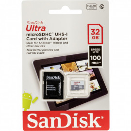 sandisk 32GB Ultra microSDHC+SD Adapter