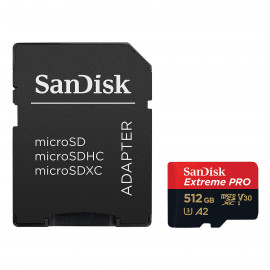 sandisk Extreme Pro microSDXC 512GB+SD 200MB/s