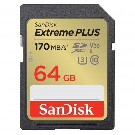 sandisk Extreme PLUS 64GB SDXC 170MB/s UHS-I C10
