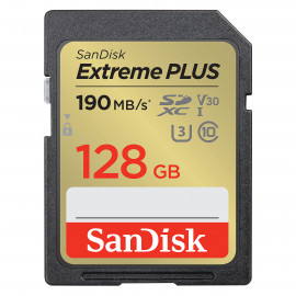 sandisk Extreme PLUS 128GB SDXC 190MB/s UHS-I