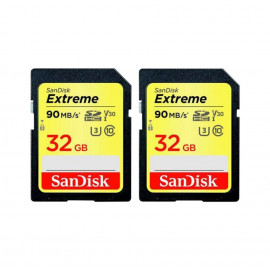 sandisk Extreme PLUS 32GB SDHC 100MB/s UHS-I 2pk