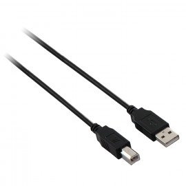 V7 CABLE USB NOIR MALE A-B 1.8M