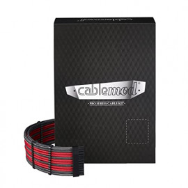 CableMod C-Series PRO ModMesh Cable Kit pour Corsair AXi/HXi/RM (Yellow Label) - carbon/rot