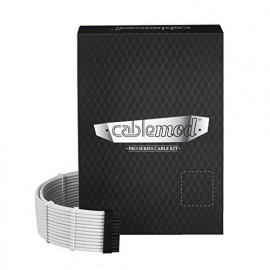 CableMod C-Series PRO ModMesh Cable Kit pour RMi/RMx/RM (Black Label) - blanc