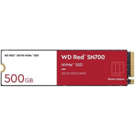 WESTERN DIGITAL WD Red SSD SN700 NVMe 500Go M.2 2280 WD Red SSD SN700 NVMe 500Go M.2 2280 PCIe Gen3 8Gb/s internal drive for NAS devices